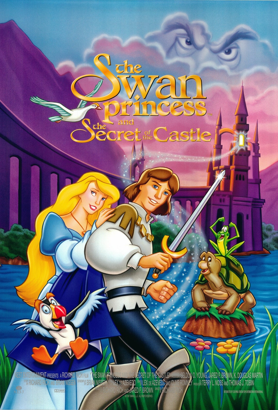 The Swan Princess 1997 One Sheet Poster Rolled - Etsy - Where Can I Watch Swan Princess For Free