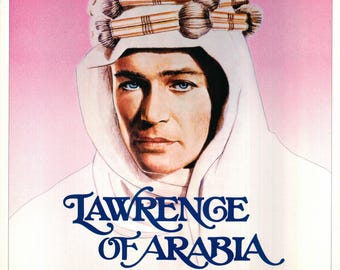 lawrence of arabia 1983R video one sheet poster rolled
