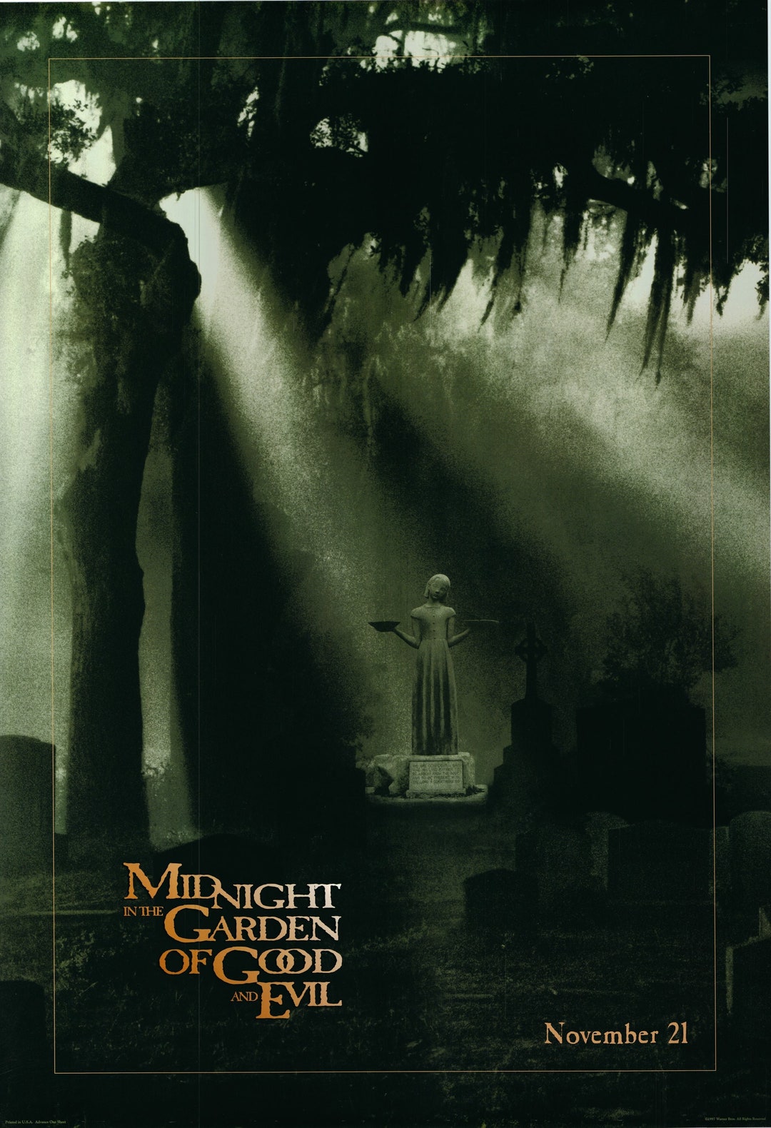 “Midnight In The Garden Of Good And Evil” Original Quad Poster - Film Poster - Movie Poster main image 1