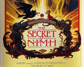 The Secret Of Nimh 1982 Insert Card