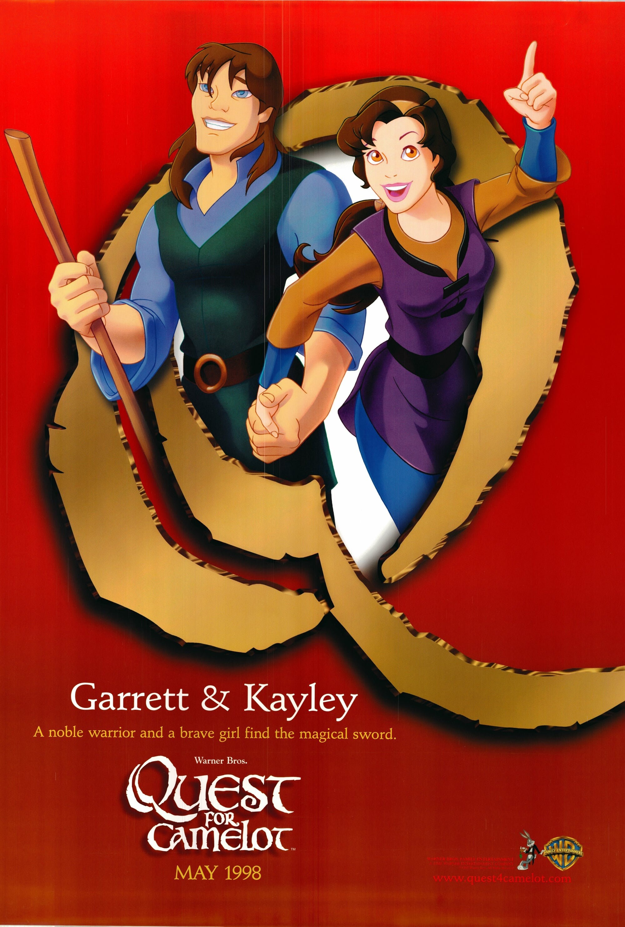 quest-for-camelot-red-1998-character-poster-b-garrett-and-kayley-etsy