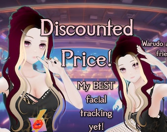 VTubing Ready | Heavily Discounted 3D model! | Premade 3d Avatar "Raquel" | 120+ Blendshapes!