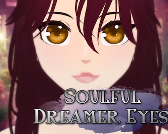 Soulvolle dromerige ogen! | Aanpasbare kleur! | Aangepast Vroid-item | Iris+Markeer-voorinstellingen!