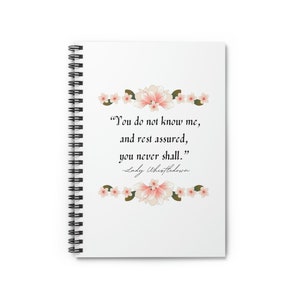 Bridgerton Lady Whistledown Notebook