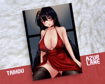 Taihou Azur Lane Art Print , A6/A5/A4 Size , Glossy Anime Waifu Game Poster