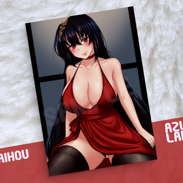 Taihou Azur Lane Art Print , A6/A5/A4 Size , Glossy Anime Waifu Game Poster