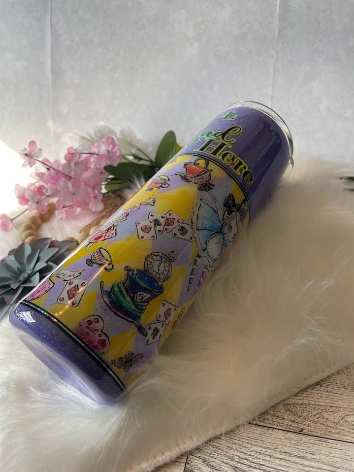 Alice in Wonderland Tumbler Etsy