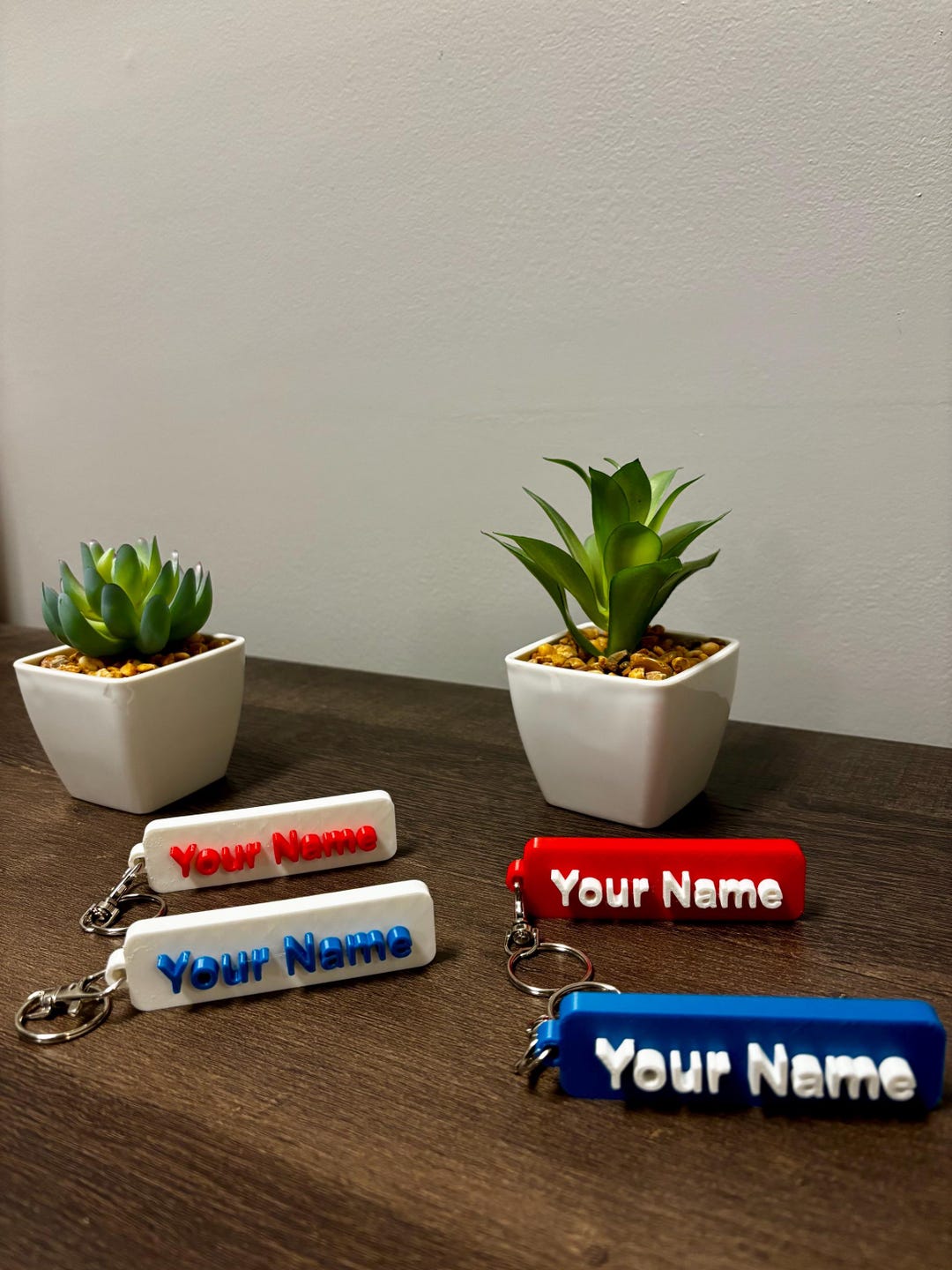 Personalized 3D Printed Name Keychain • Custom Name Keyring • Gift for ...