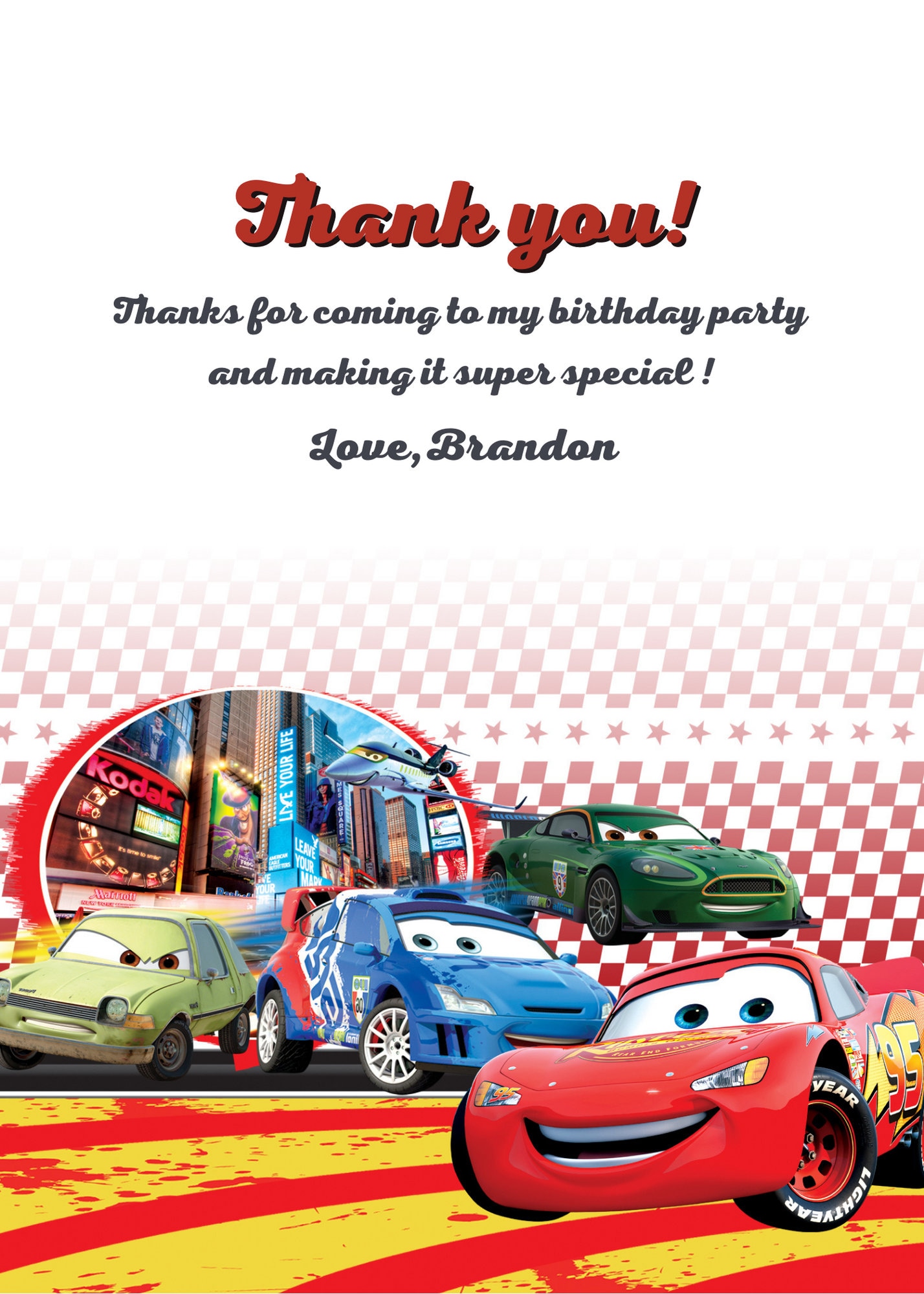 Printable Lighting Mcqueen Birthday Invitation | Cars Invitation ...