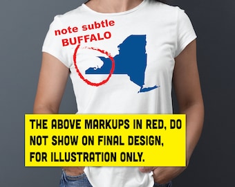 Buffalo Fan Tshirt-Bills-BLUE-Bills Mafia- Football Shirt