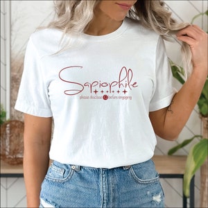 Sapiophile-please disclose IQ before engaging t-shirt sapiosexual funny