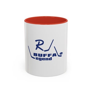 Rick Jeanneret commemorative coffee mug-Sabres announcer-Buffalo hockey gift-