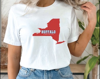 Buffalo NY State Forever Fan Tshirt
