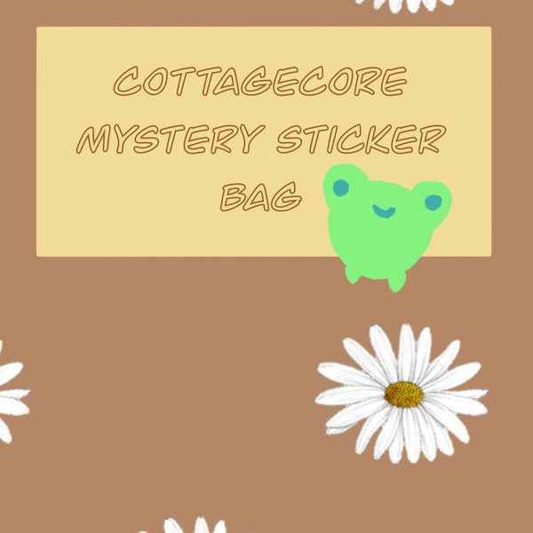 Cottagecore Sticker Mystery Grab Bag/Cute stickers/Scrapbooking materials/Party favors