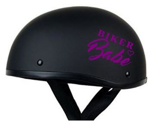 Biker Babe vinyl decal