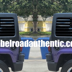Jeep raamstickers Amerikaanse vlag op volledige grootte (paar)