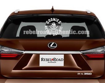 Benutzerdefinierte 'Goonies Never Say Die' Vinyl Aufkleber | Abenteuer Nostalgie | RebelRoadAuthentic