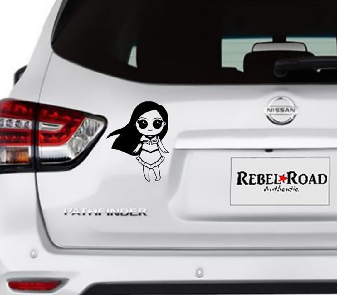Pocahontas Vinyl Decal Etsy