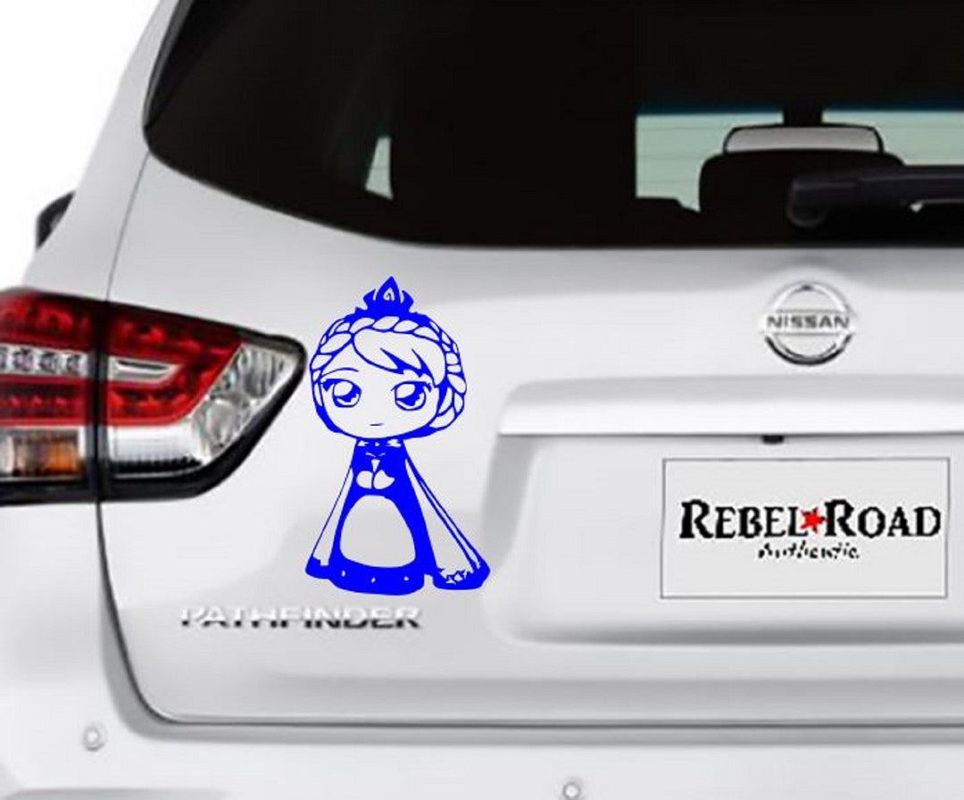 Elsa Vinyl Decal Etsy