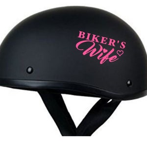 Bikers Wife vinyl decal