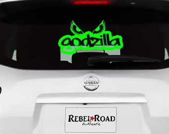 Godzilla Eyes vinyl decal