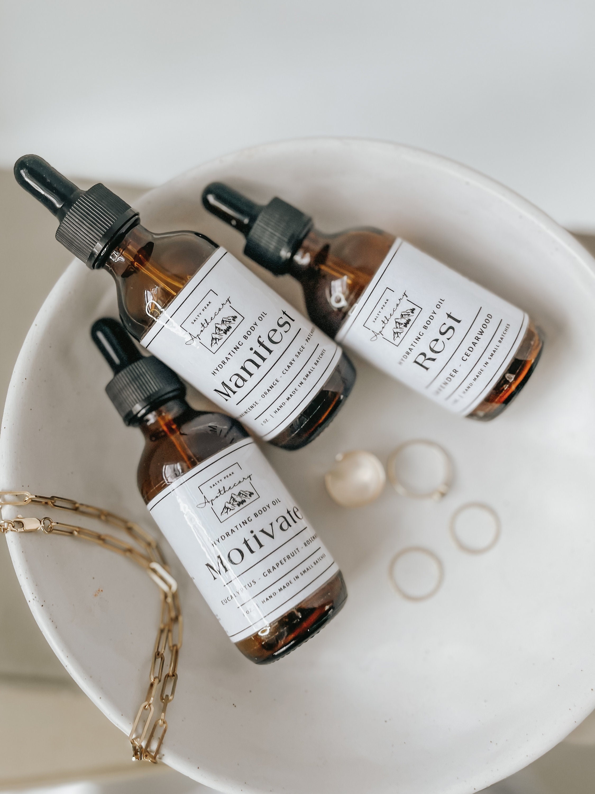 Body Oil Face Oil Gua Sha Oil Massage Oil Essential Oils Gift for Her Self Care Spa Nighttime Routine Organic Skin Care