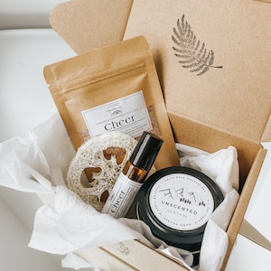 &quot;Personalisierte Spa &quot;&quot;Night-In&quot;&quot; Geschenkbox |.&quot; Eigenes Pflegepaket | Badesalz | Aromatherapie | Ganz natürlich | Nächtliche Routine | Bio-Hautpflege