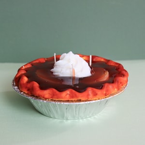 Heiße Apfelkuchen-Sojakerze