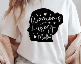 Frauen Geschichtsmonat SVG PNG: Starke Frauen Zitate (Digitaler Download)
