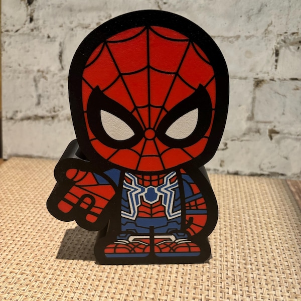 Spider-Man light box- night light with remote control