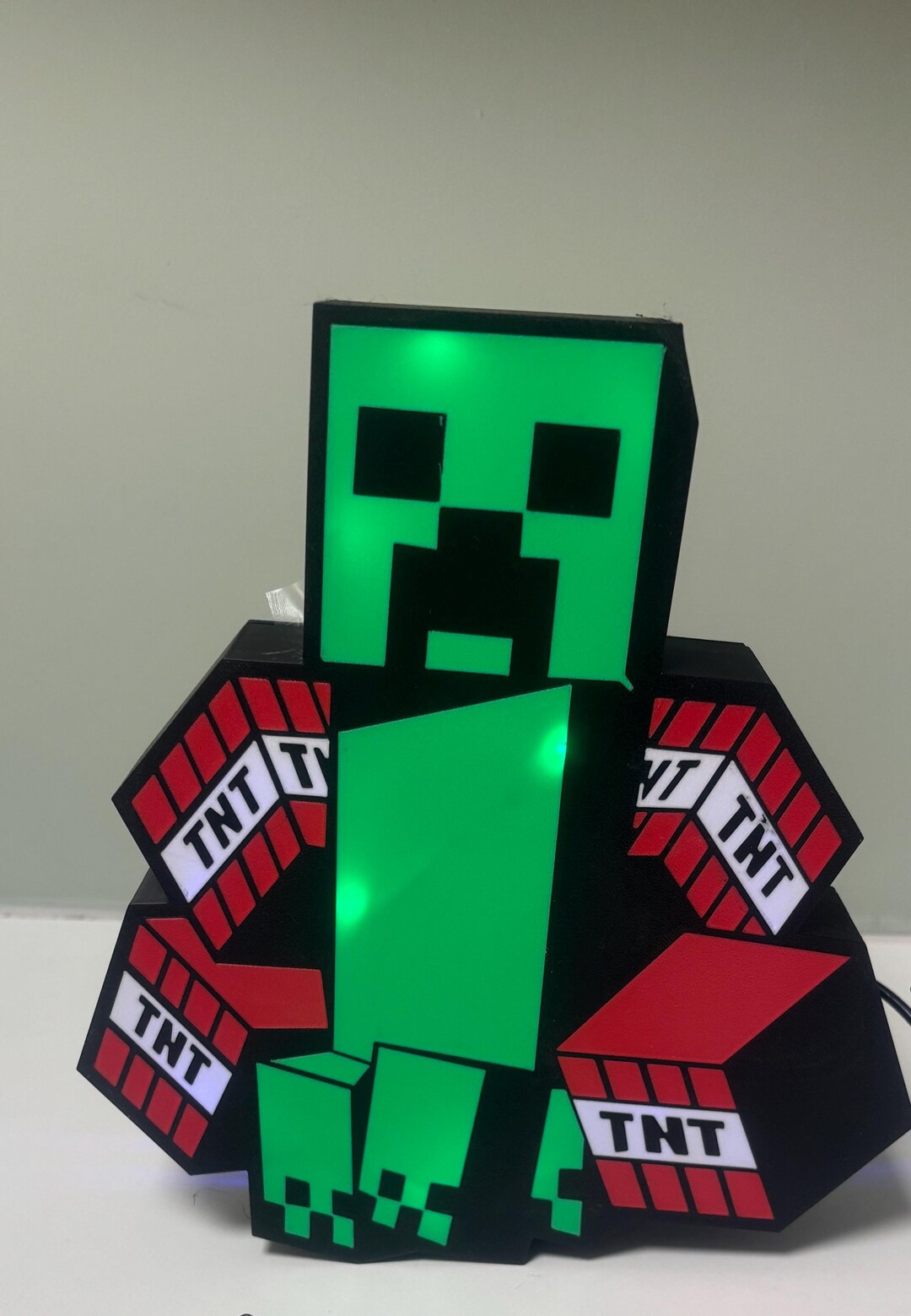 Minecraft Lightbox Minecraft Light Box- Night Light With Remote Control - Etsy