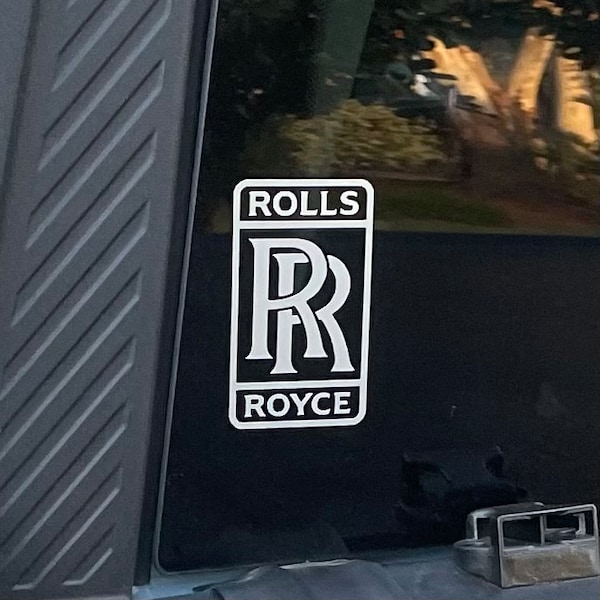 Rolls-Royce Vinyl Window Decal Sticker