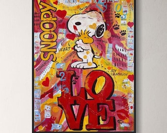 Cartoon Beagle Pop Art Print: Dog Lover Kids Room Decor (Digital Download)