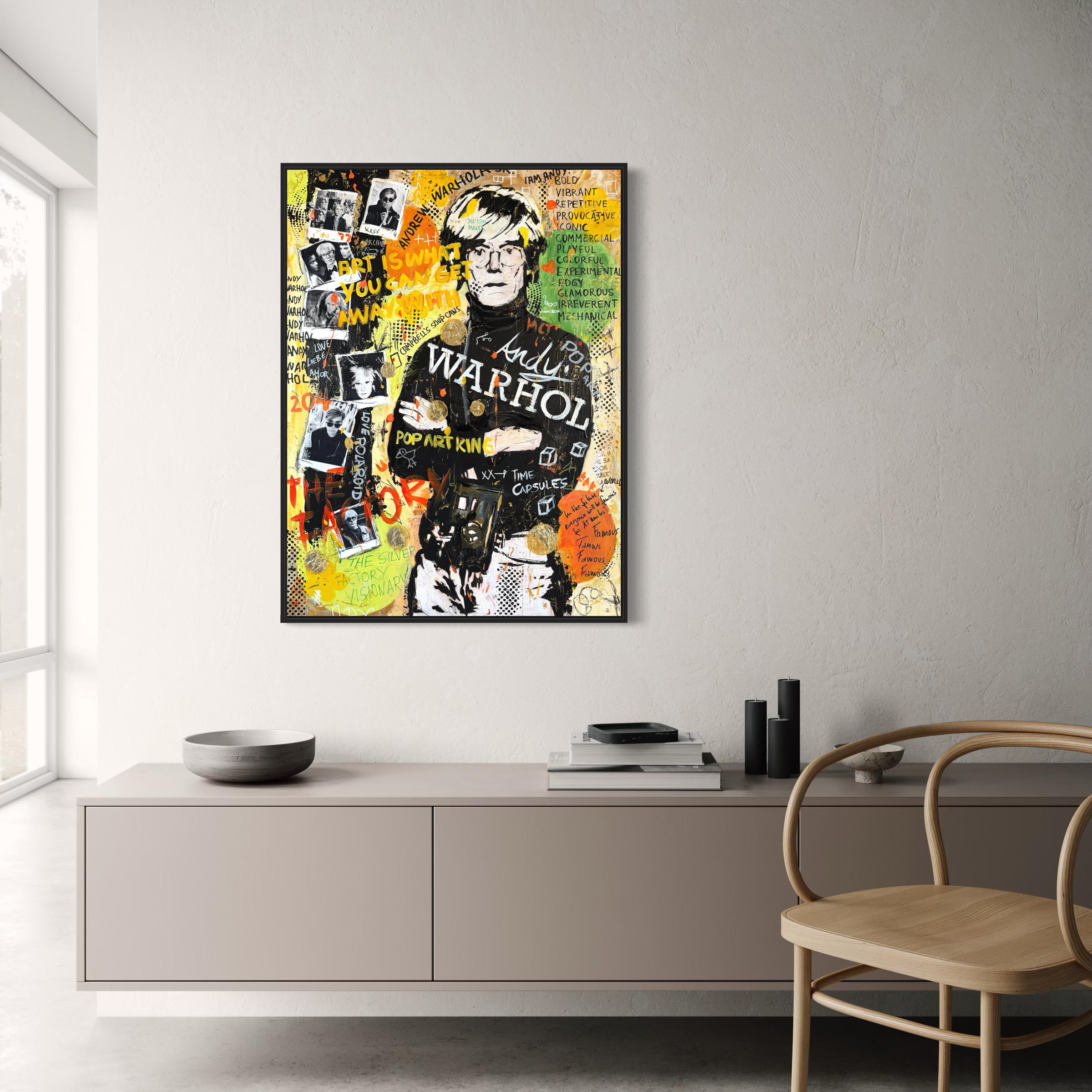 Andy Warhol Pop Art Canvas Print: 1960s Retro Wall Decor - Etsy