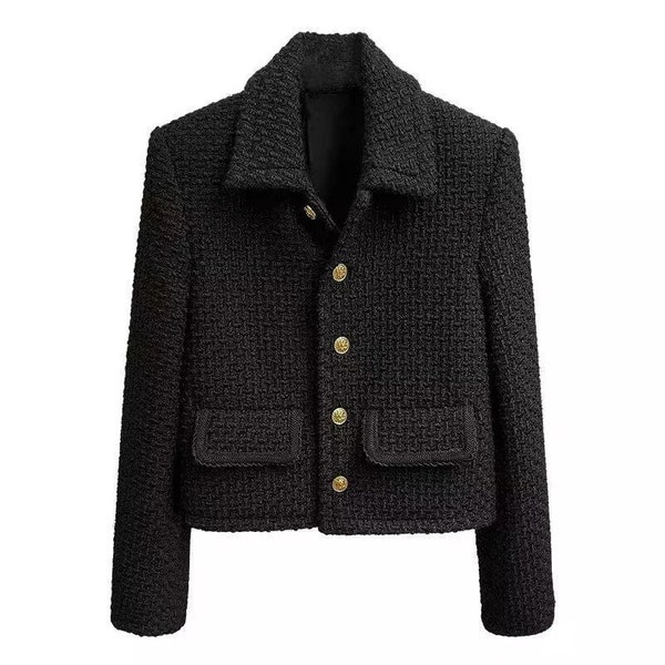 Tweed Jacket - Etsy