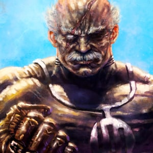 Conquest, Invincible-Inspired  Wall Decor, Fine Art Painted Print