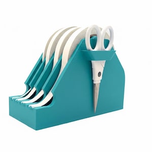 Doppelseitiger Klebebandabroller - Single-Bar-Loading-System - Desktop-Tool Bild 6