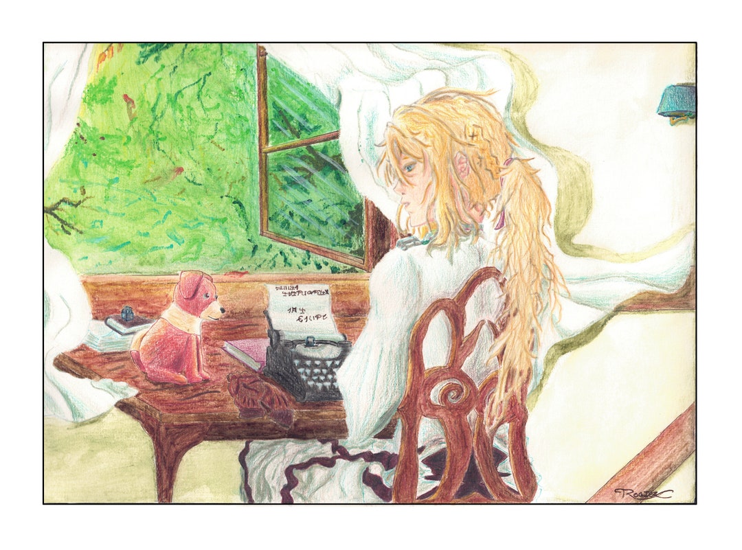 Dessin Original Violet Evergarden Etsy
