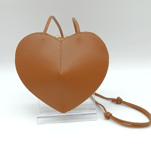 Heart Leather Handbag - Etsy