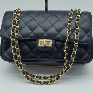 Italian Quilted Leather Handbags 
