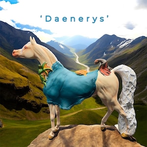Breyer Custom Horse Model ‘Daenerys’ OOAK Drastic Breyer Horse