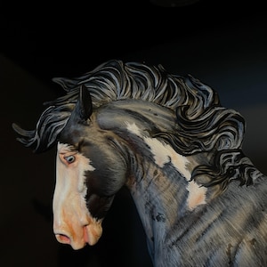 Breyer Custom Horse Model OOAK Realistic Pet Portrait on Traditional Scale 1:9