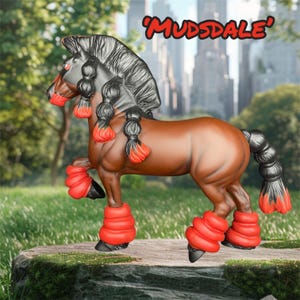 Breyer Custom Horse Model OOAK Fantasy Drastic Breyer Horse on Traditional Scale 1:9