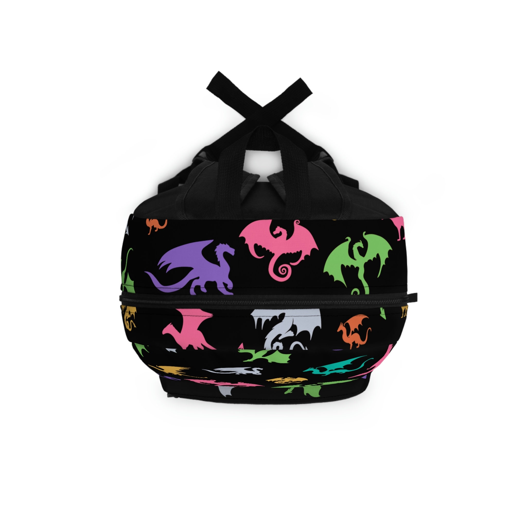 Dragon Backpack Retro Style Dragon Bookbag, Dnd Backpack, Fun Kids