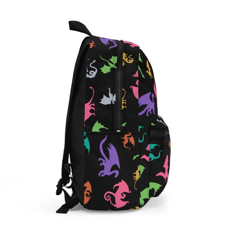 Dragon Backpack Retro Style Dragon Bookbag, Dnd Backpack, Fun Kids