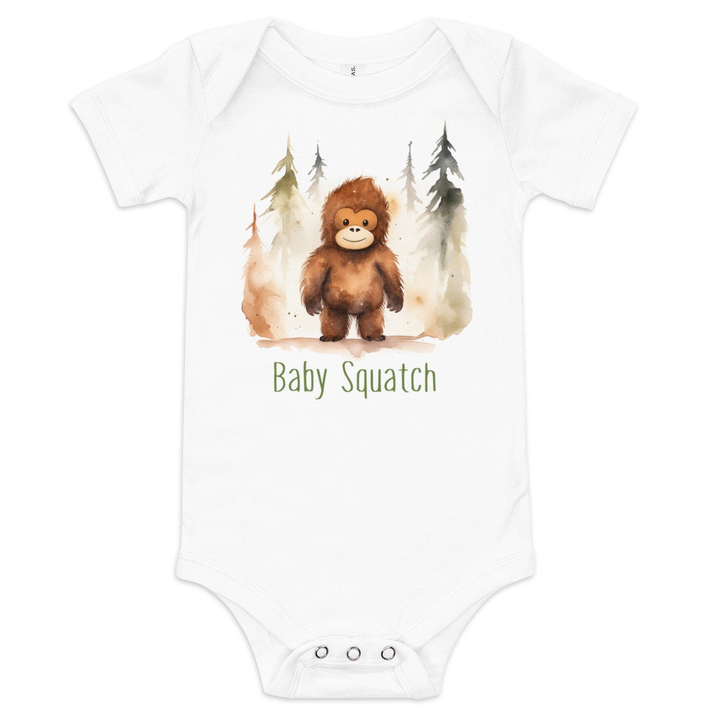 Sasquatch Is My Homeboy Funny Bigfoot Baby Bodysuit - 100% Cotton Onesie