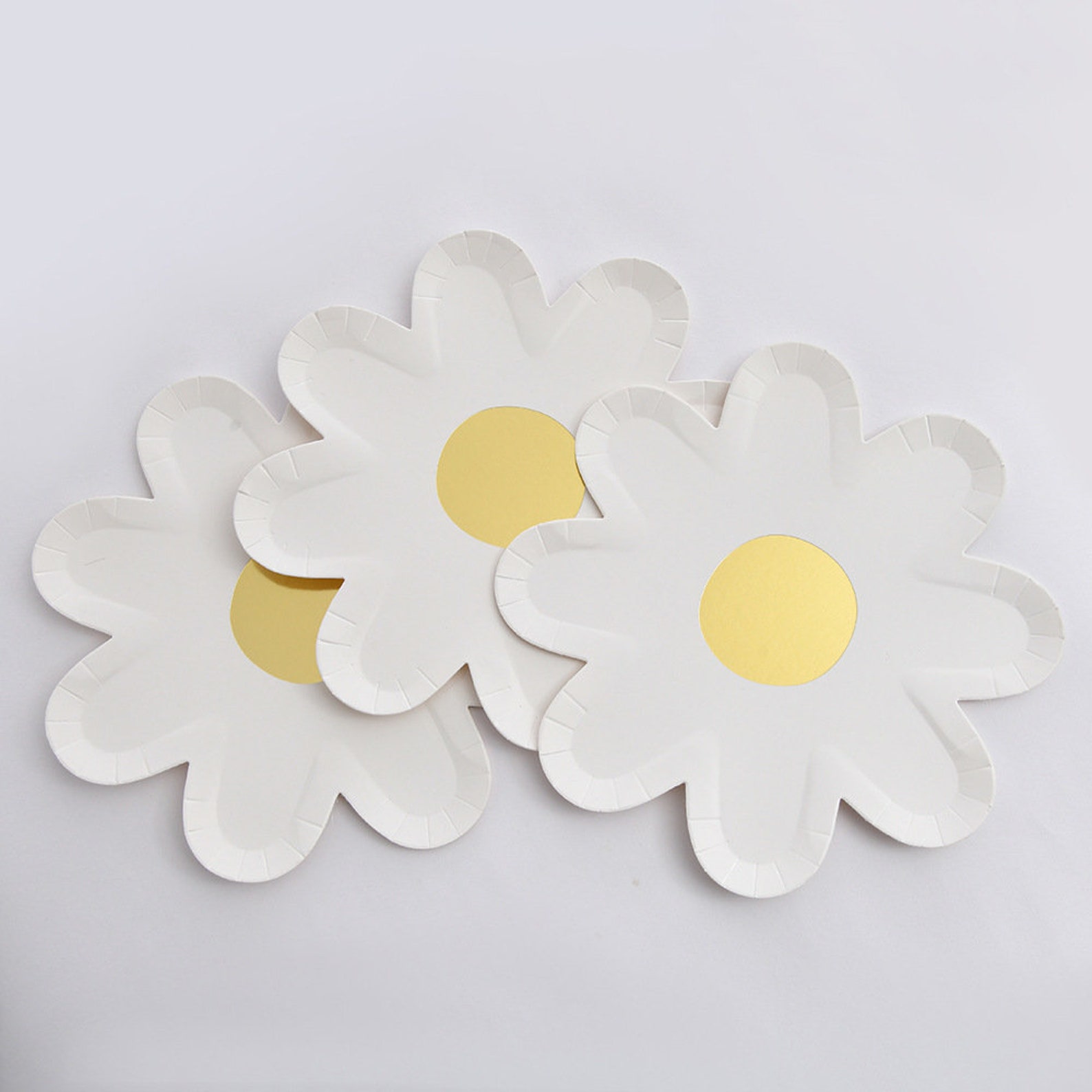 Daisy Paper Plates Party Dessert Plates Cake Plates Etsy