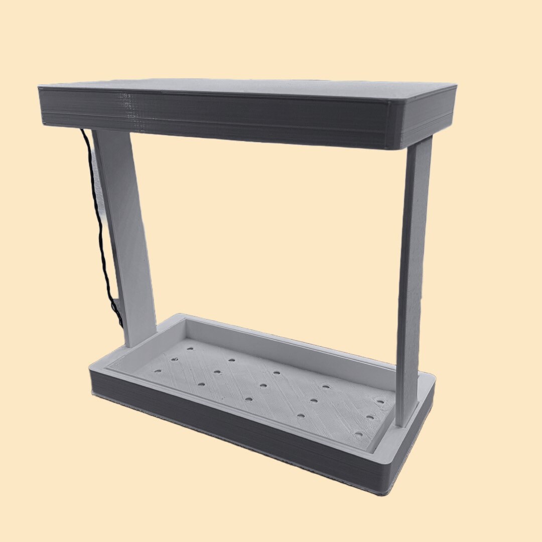 Microgreen Desktop Garden Kit Grow Tray W/ Grow Light, Timer, Seeds