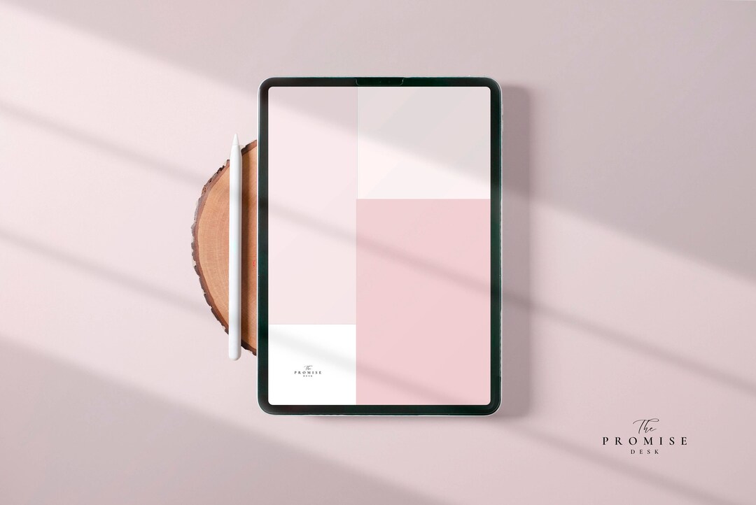 10-section Blank Digital Notebook + BONUS Planner Templates (PINK) - Etsy