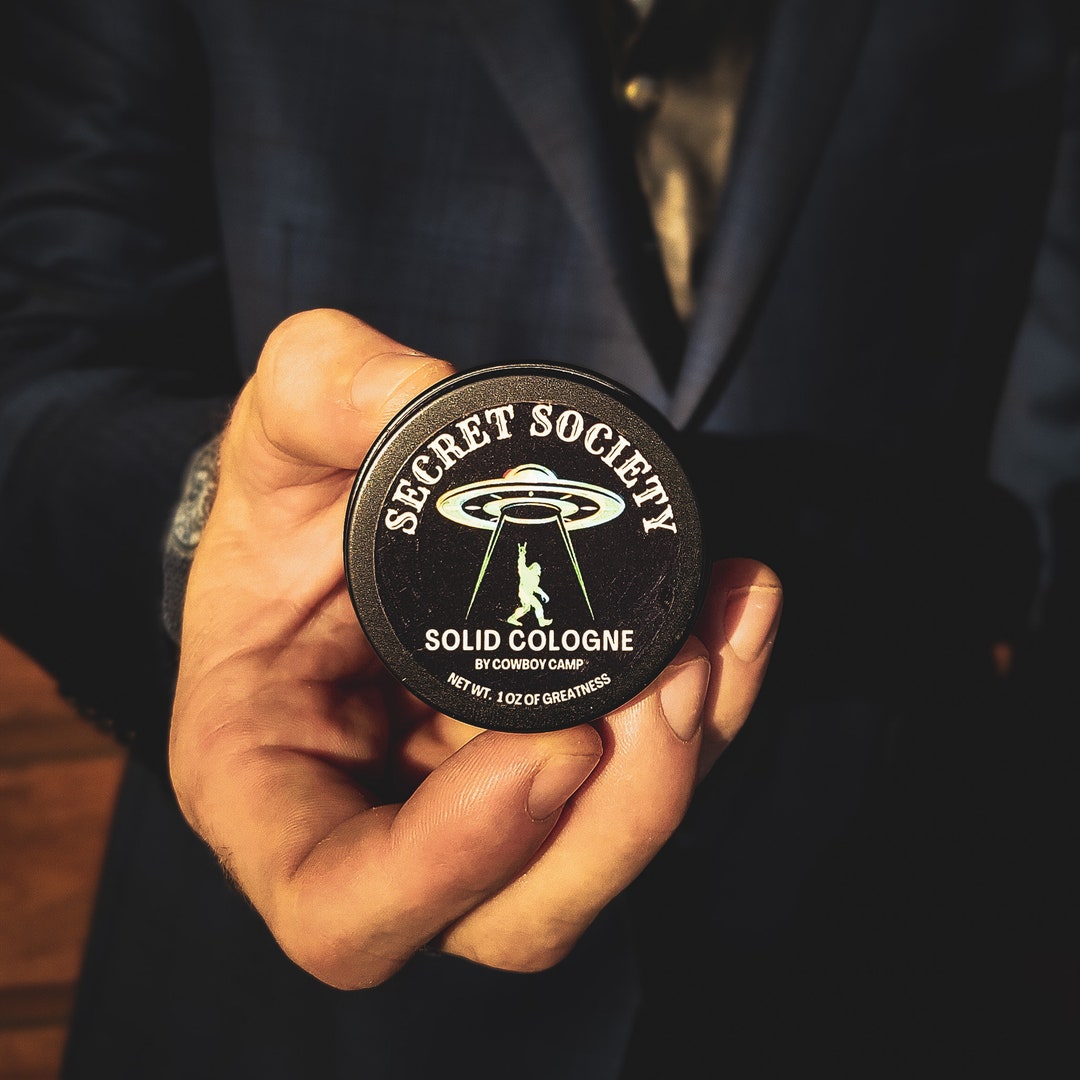 Secret Society Solid Cologne 1 Oz, Men's Cologne Earthy and Woody Base